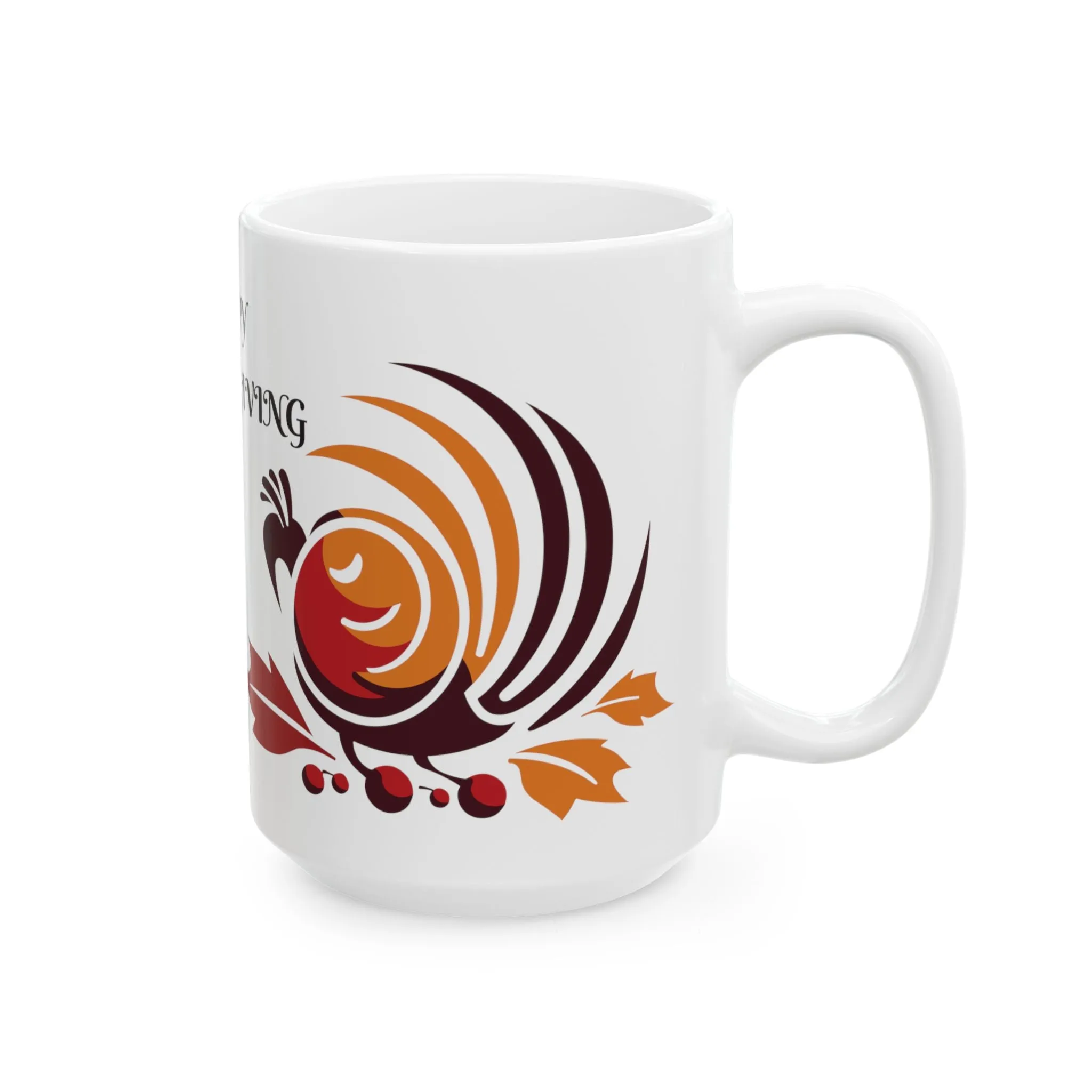 Thanksgiving Mug, Thanksgiving Coffee Mug, Turkey Mug, Turkey Logo Mug, Thanksgiving Gift Idea, November Mug, Happy Thanksgiving Mug