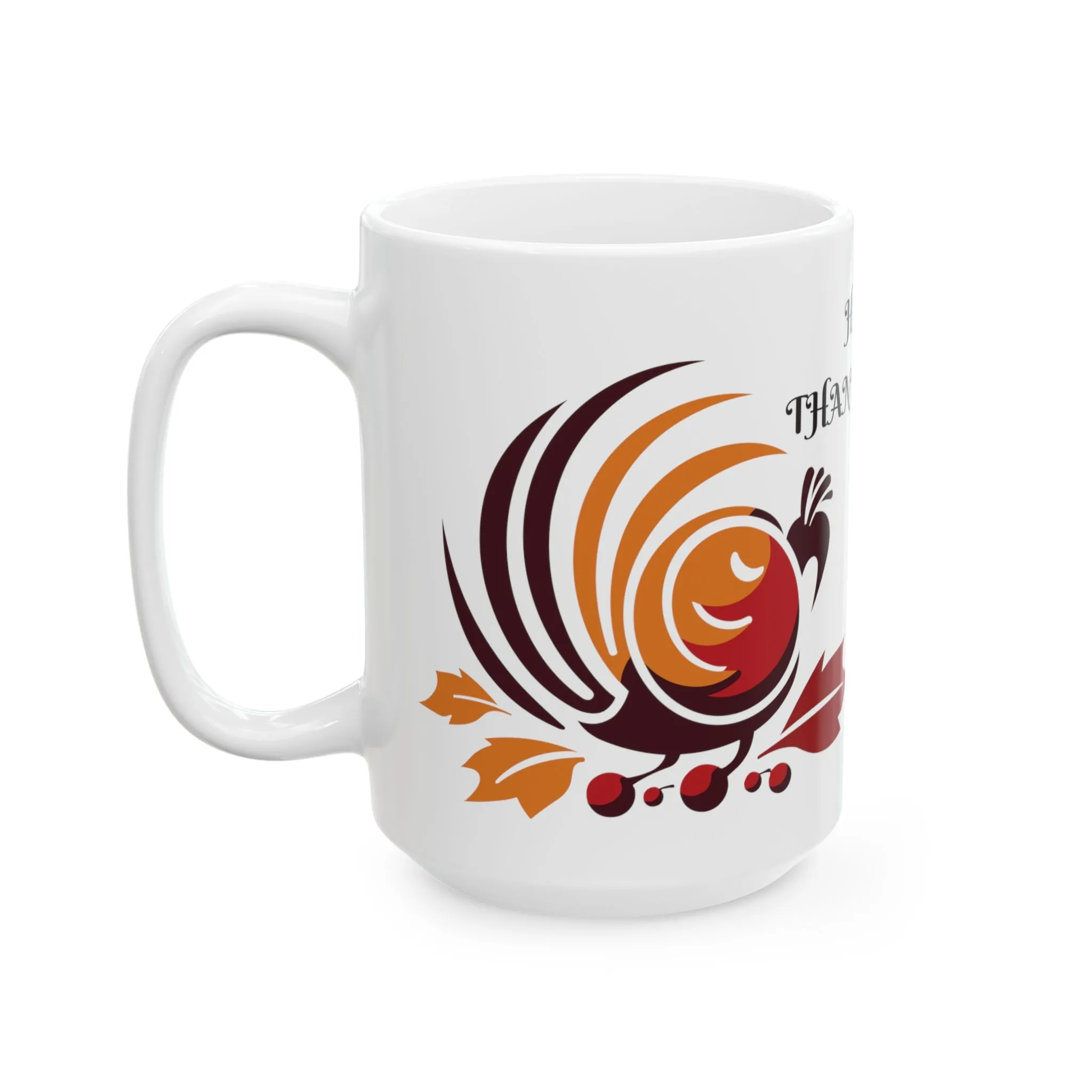 Thanksgiving Mug, Thanksgiving Coffee Mug, Turkey Mug, Turkey Logo Mug, Thanksgiving Gift Idea, November Mug, Happy Thanksgiving Mug