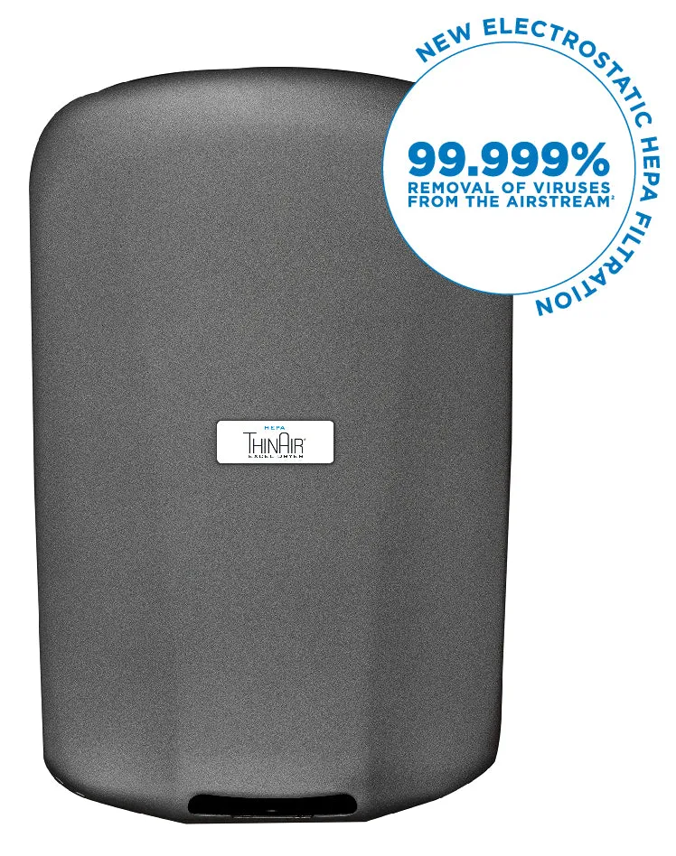 ThinAir-GR-HEPA ADA Compliant Slim Hand Dryer from Excel Dryer