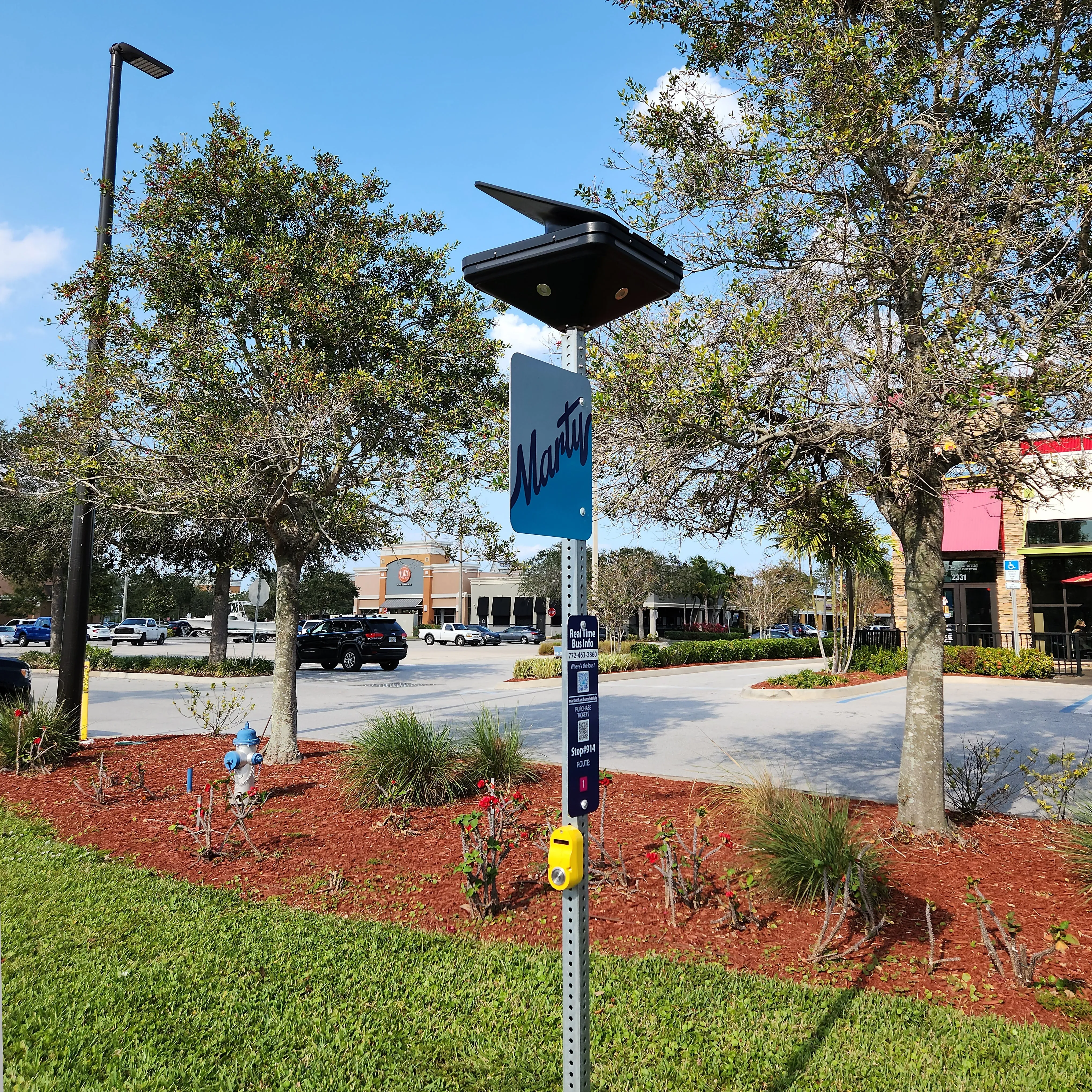 Transit Pole Solar Light