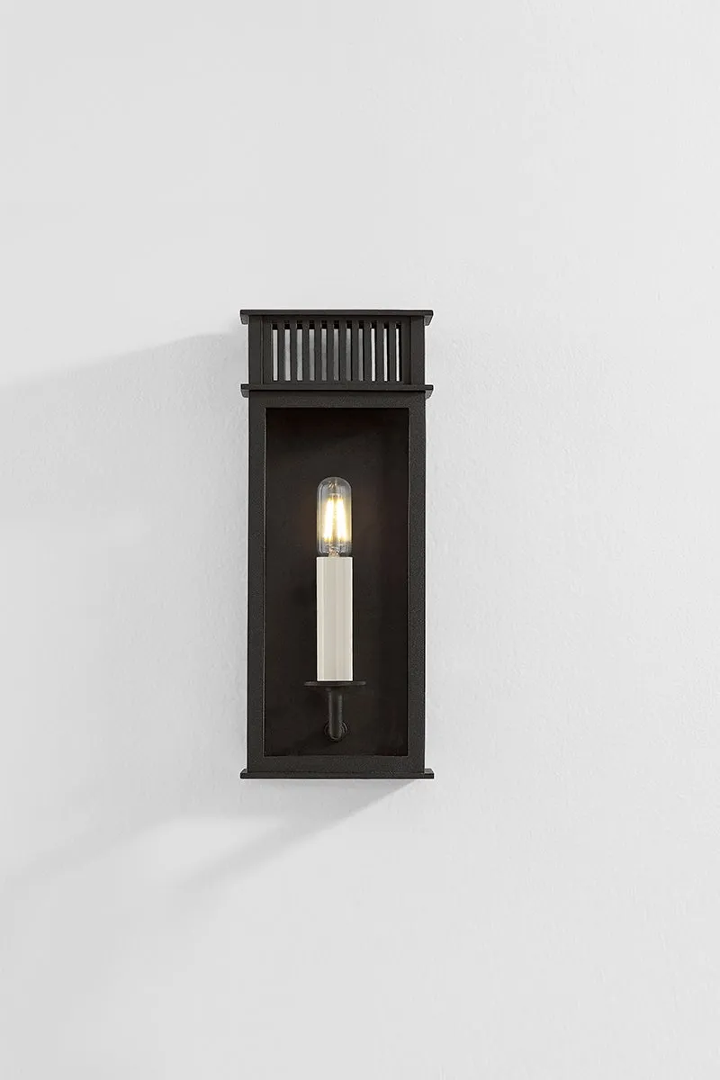 Troy B6013 Gridley 1-lt 13" Tall Outdoor Wall Sconce