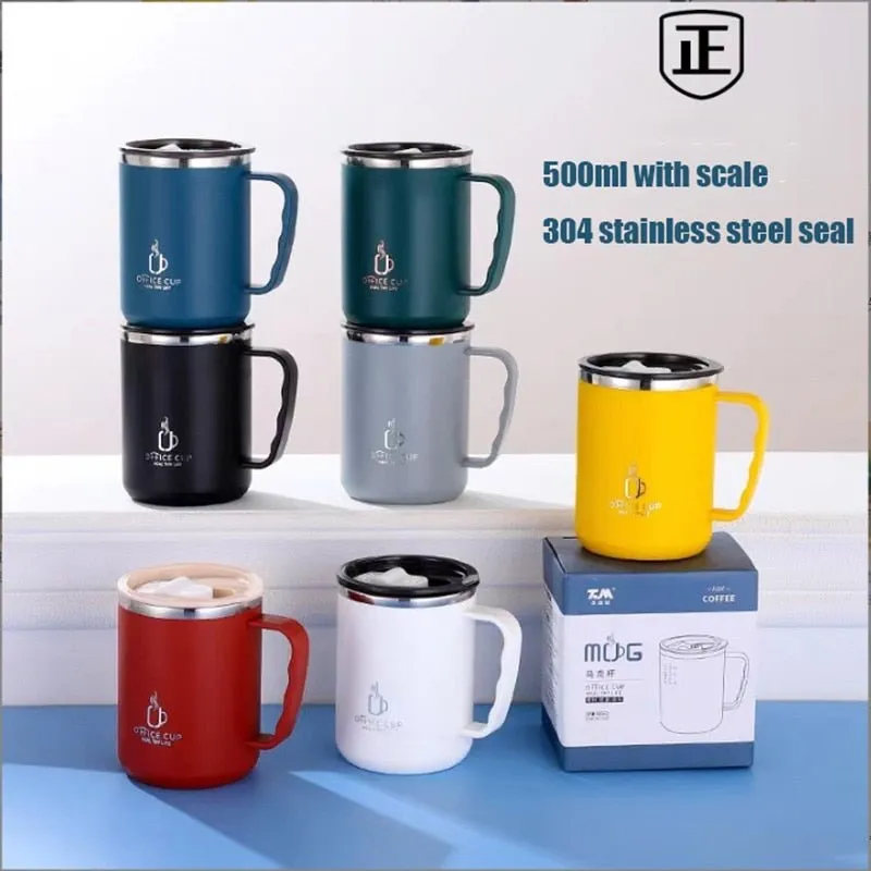 Unusual Tea Cup Set with Thermos Mug 500ml