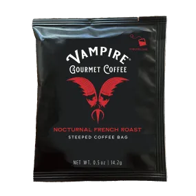 VAMPIRE COFFEE SINGLE SERVING STEEP BAG - Nocturnal French Roast