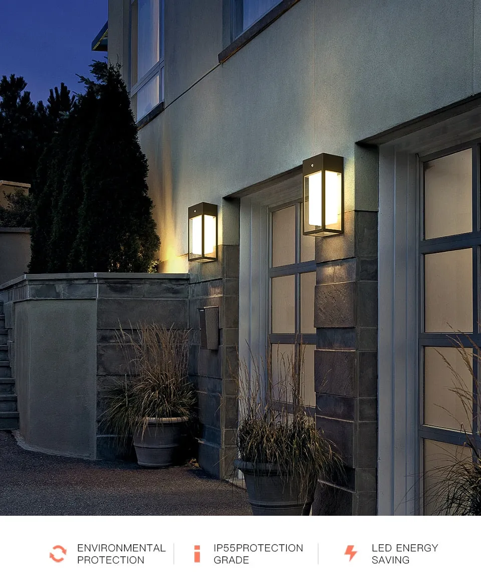 VZ Longve - Waterproof Modern Outdoor Wall Lamps Garden Cottage Landscape Porch