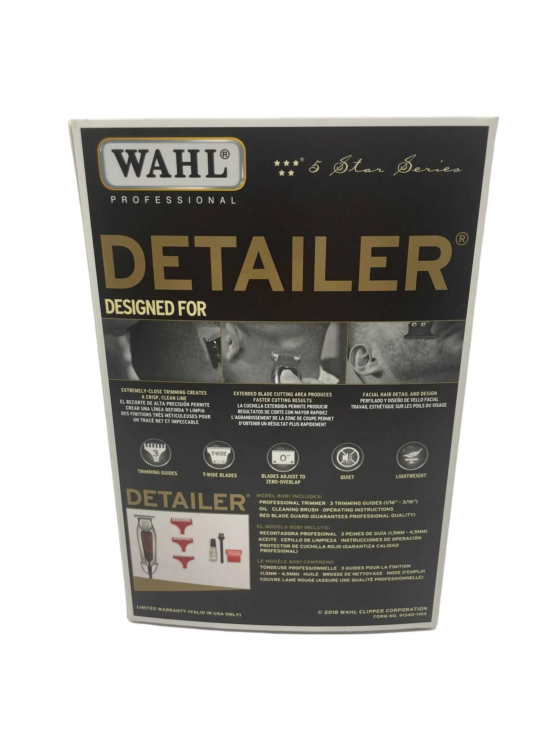 Wahl Professional 5 Star Series Detailer T Blade Trimmer