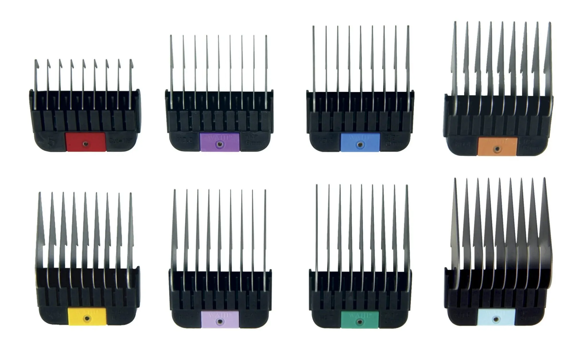 Wahl Stainless Steel Attachment Combs, 8 Size Set