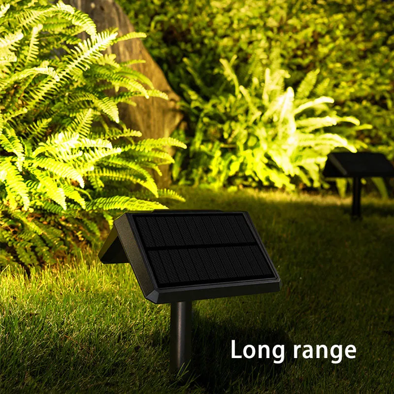 Waterproof Solar Spot Lights Outdoor Led Light Garden Stake Lights for Pathway Pool Area Tree Auto On/Off