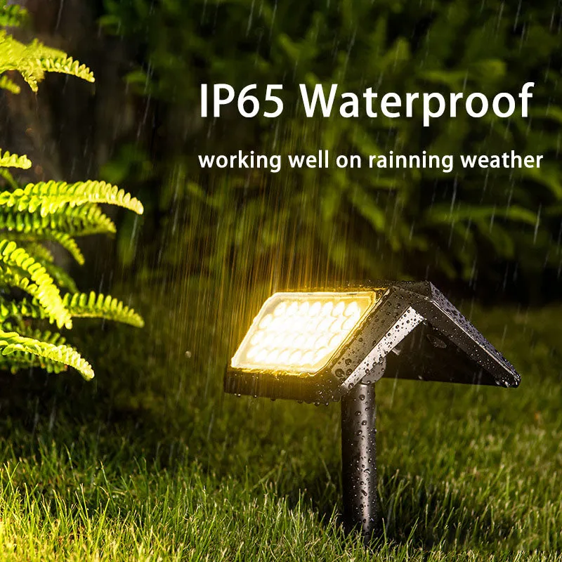 Waterproof Solar Spot Lights Outdoor Led Light Garden Stake Lights for Pathway Pool Area Tree Auto On/Off