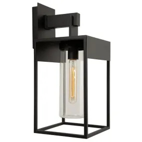 Weybridge One Light Outdoor Wall Mount in Black