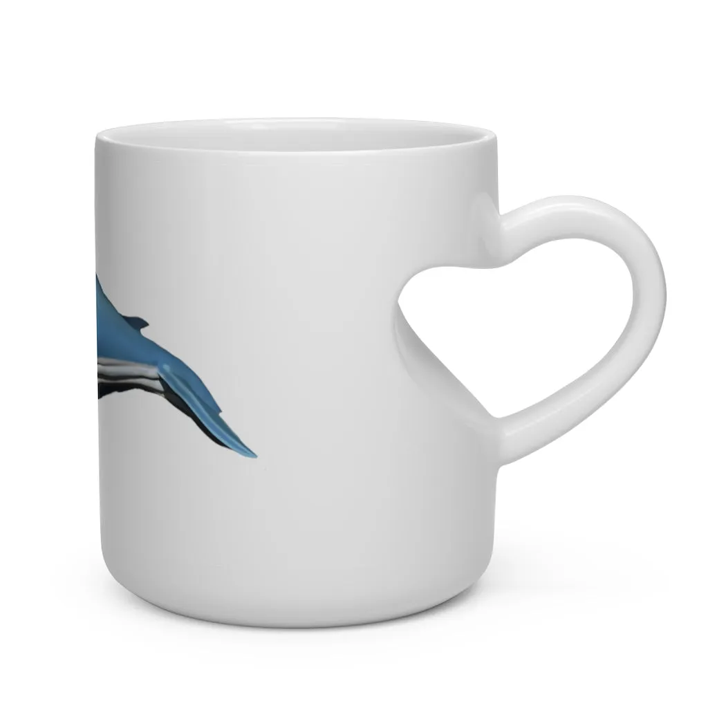 Whale Heart Shape Mug