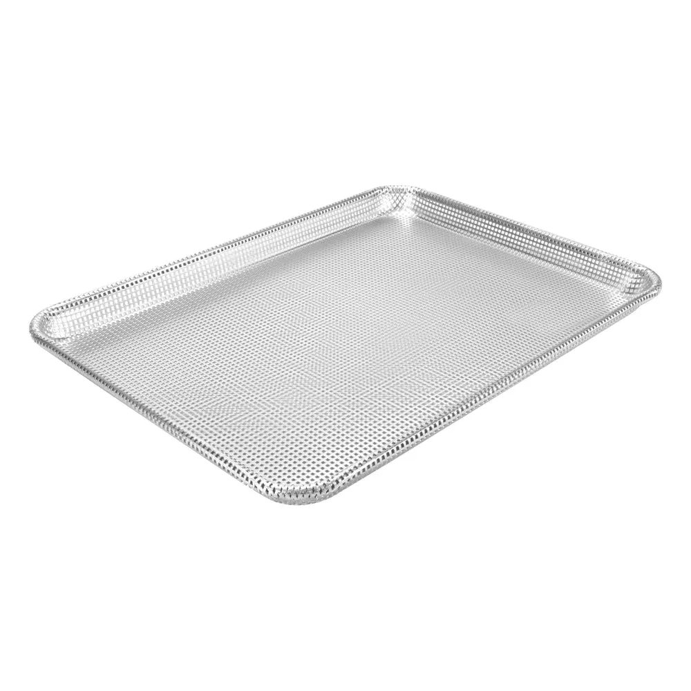 Winco ALXN-1318P Sheet Pan, 1/2 Size, 13"x18", Fully Perforated, 16 Gauge, Glazed, Aluminium