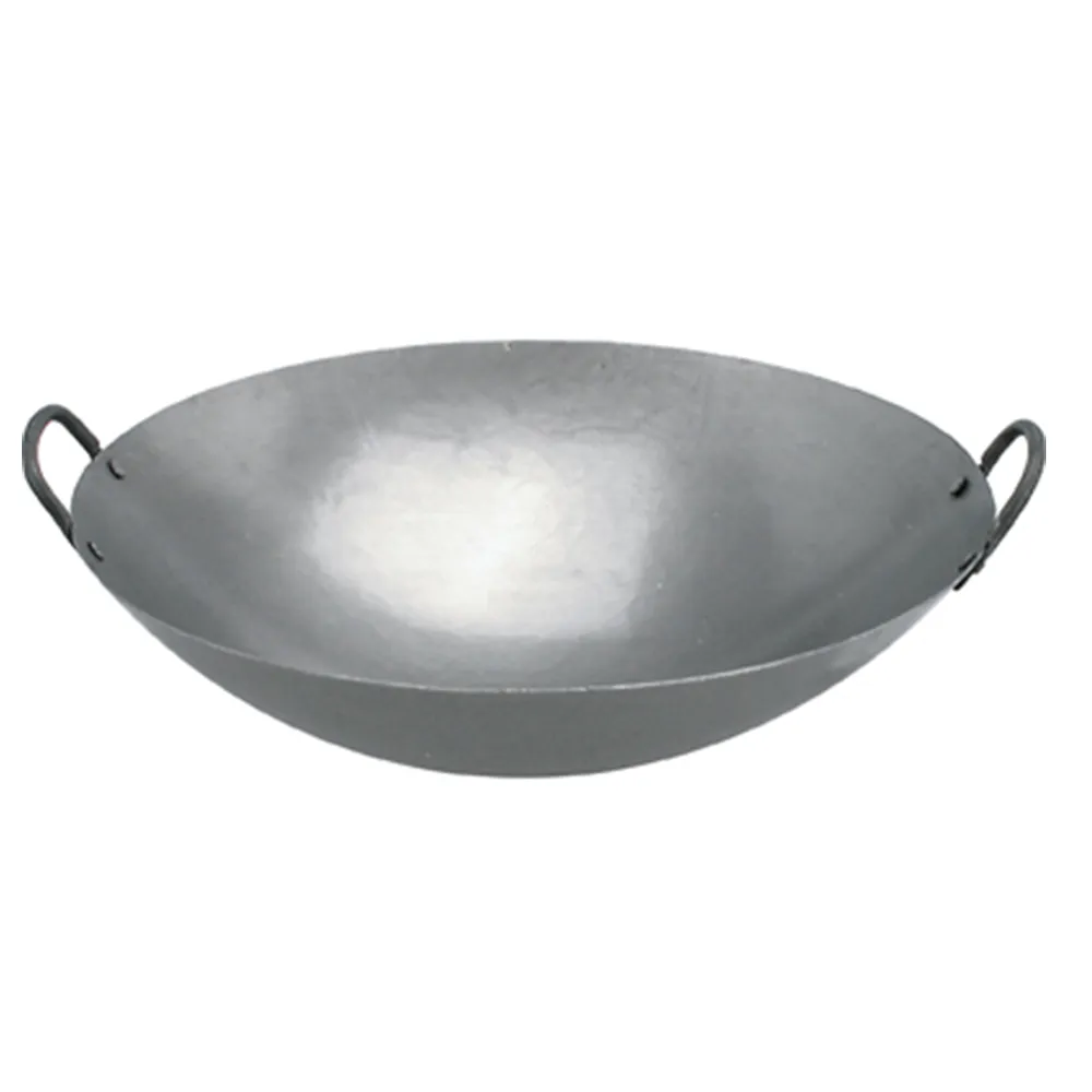 Wok Carbon Steel with Loop Handles