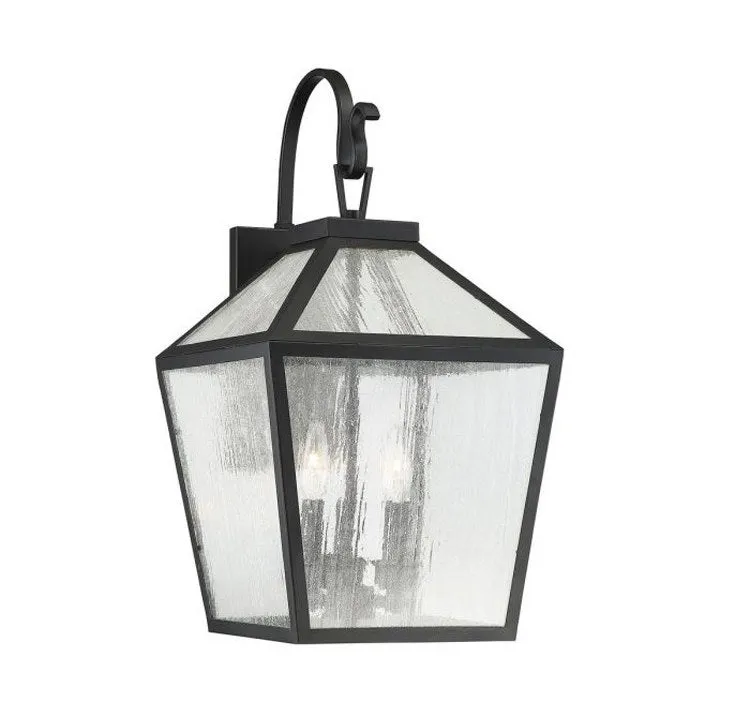 Woodstock Three-Light Outdoor Wall Lantern