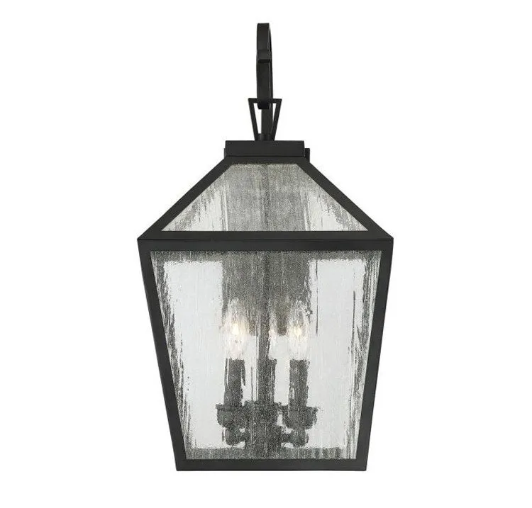 Woodstock Three-Light Outdoor Wall Lantern