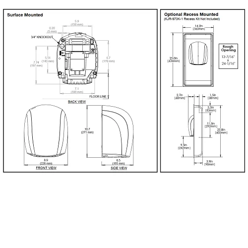 WORLD DRYER® J4-970A3 Airforce™ **DISCONTINUED** No Longer Available - Please see WORLD Q-972A2 VERDEdri or J-973A3 AIRFORCE