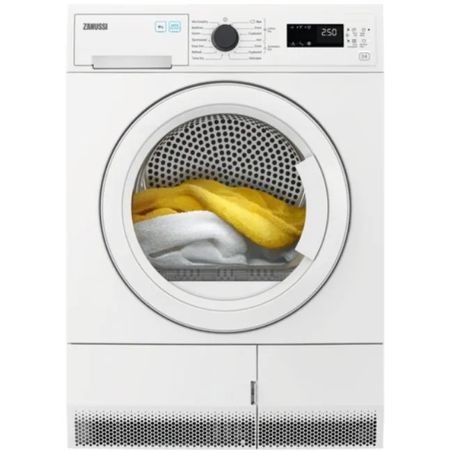 Zanussi ZDH87B4PW Heat Pump Tumble Dryer, White