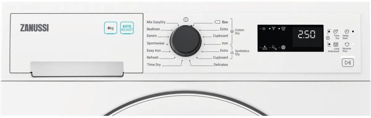 Zanussi ZDH87B4PW Heat Pump Tumble Dryer, White