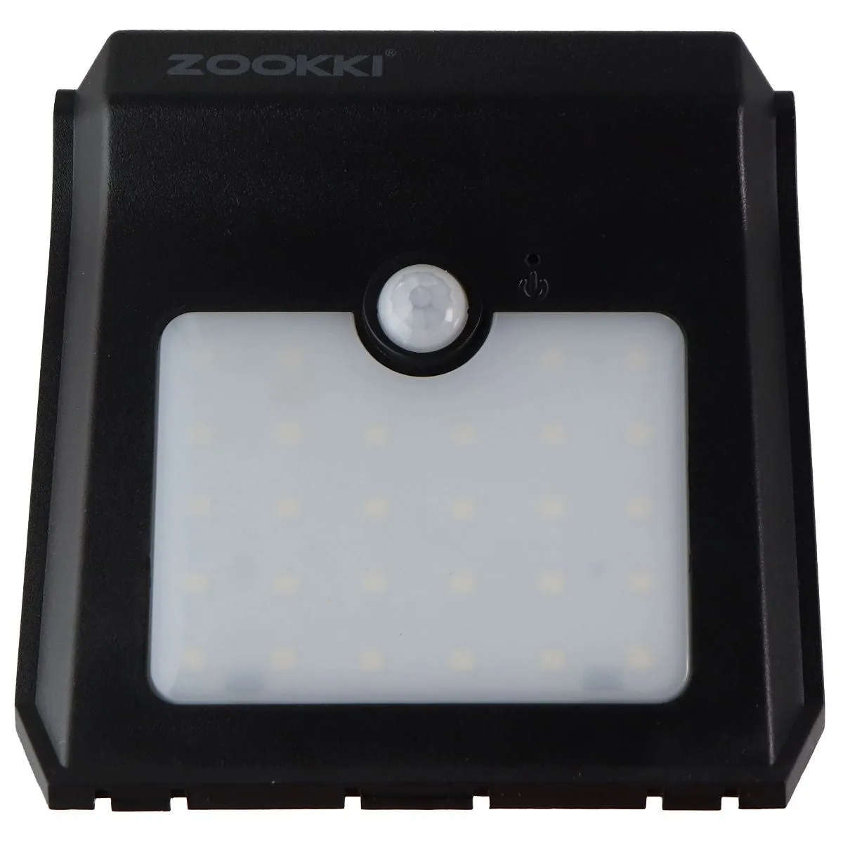 Zookki Solar Motion Sensor LED Light (4-Pack) - Black