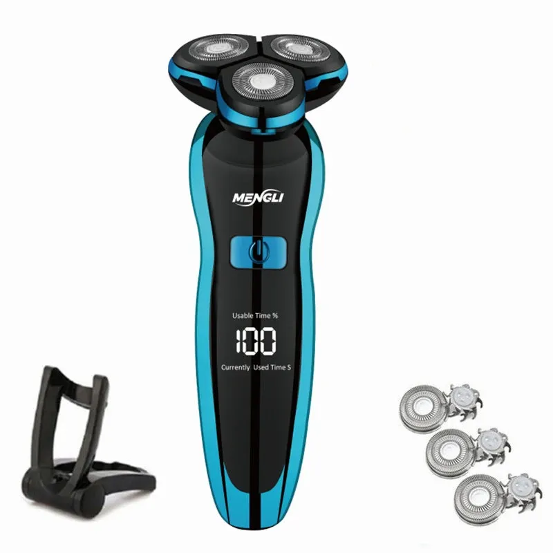 ZOZEN Electric Shaver Washable Rechargeable Electric Razor Body Hair Shaving Machine for Men Beard Trimmer Wet-Dry Use ZN3015